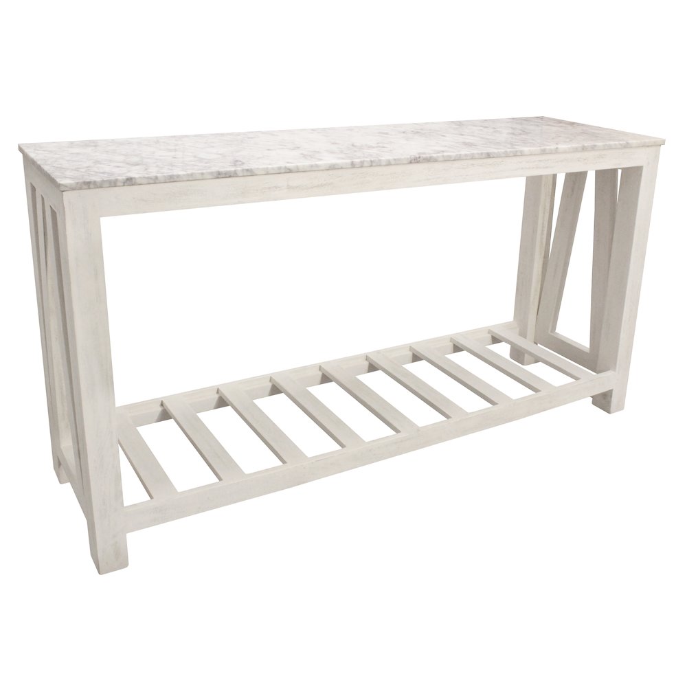 Bellamy Marble Console Table in Sur Tone. Picture 3