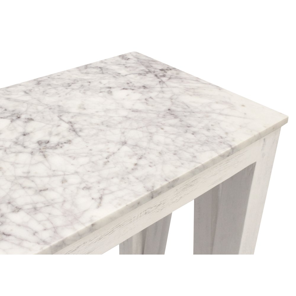 Bellamy Marble Console Table in Sur Tone. Picture 5