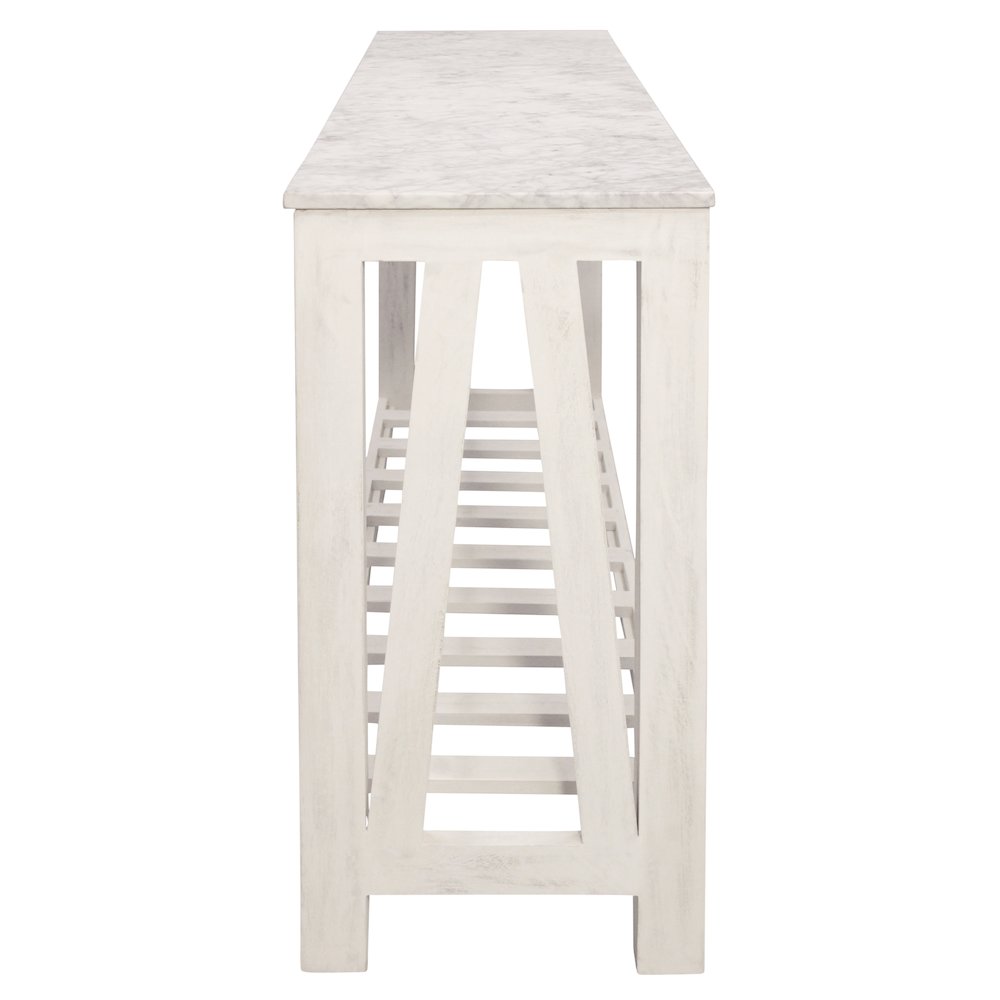 Bellamy Marble Console Table in Sur Tone. Picture 7