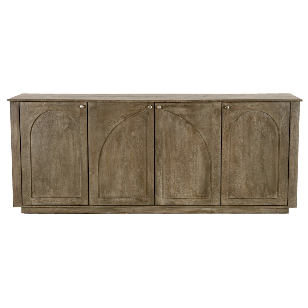 Archie Solid Wood Sideboard in North Creek Brown. Picture 1