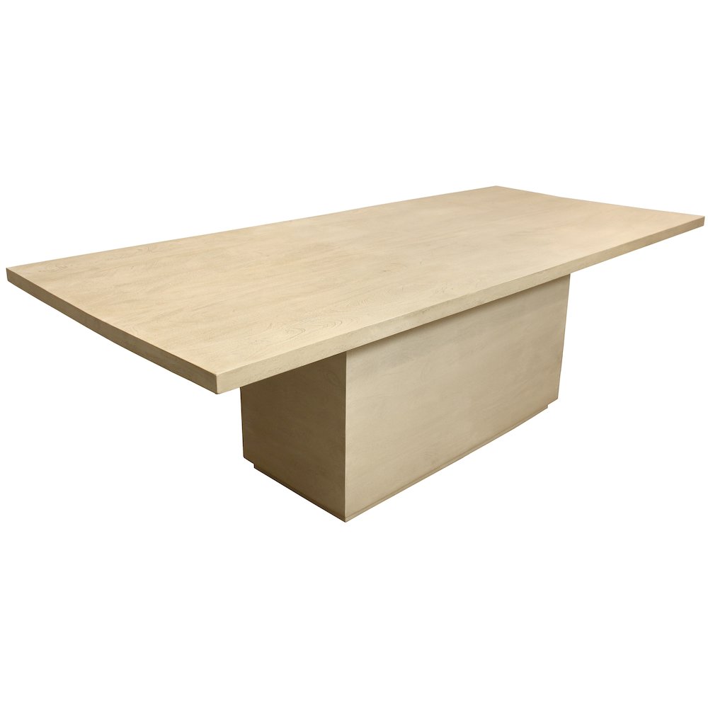 Flagstaff 84" Dining Table in Stone Natural. Picture 3