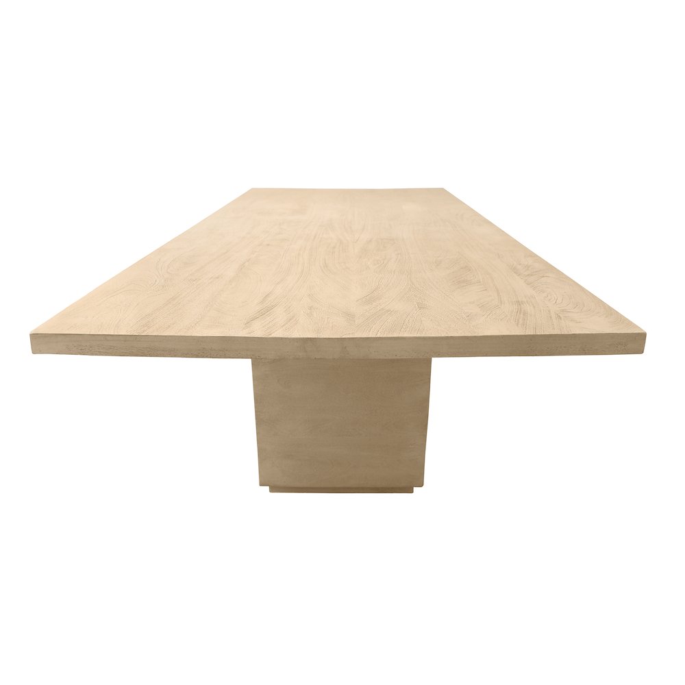 Flagstaff 84" Dining Table in Stone Natural. Picture 4