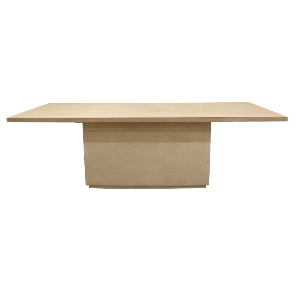 Flagstaff 96" Dining Table in Stone Natural. Picture 1