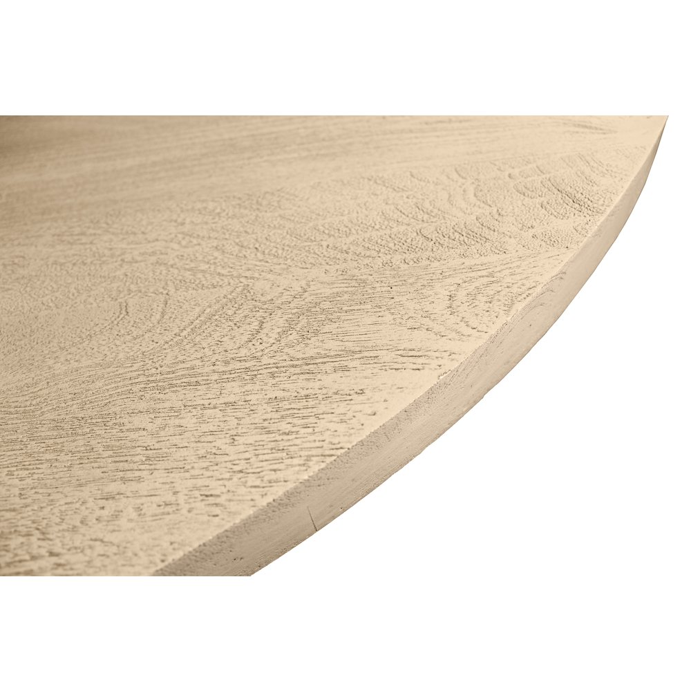 Flagstaff 48" Round Dining Table in Stone Natural. Picture 3