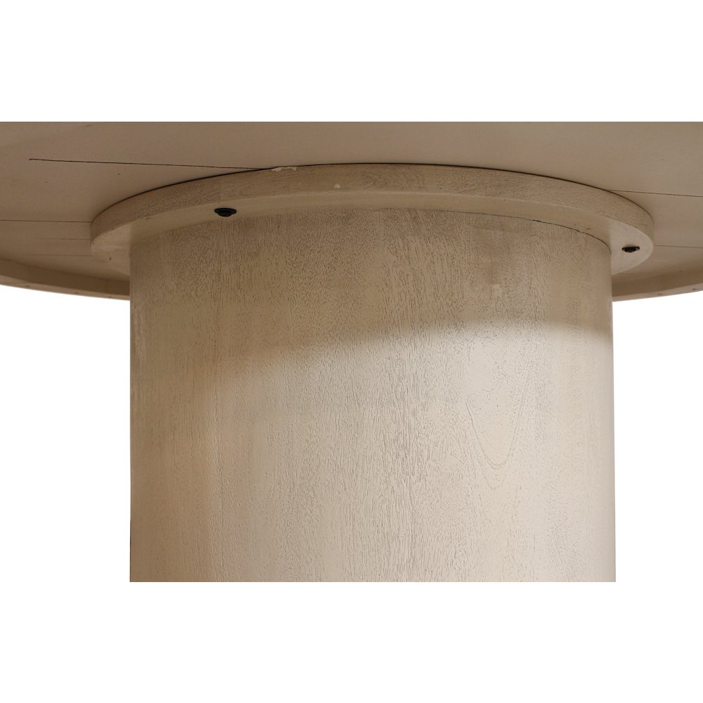 Flagstaff 48" Round Dining Table in Stone Natural. Picture 5