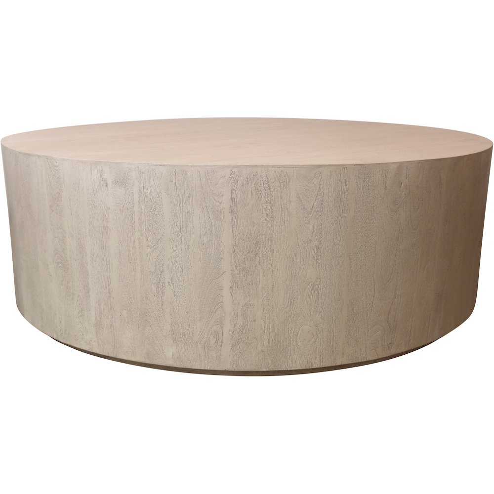 Flagstaff 48" Round Cocktail Table in Stone Natural. Picture 1