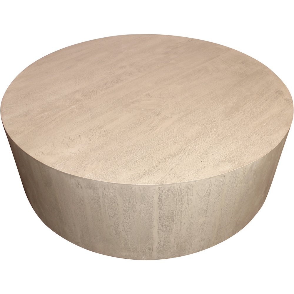 Flagstaff 48" Round Cocktail Table in Stone Natural. Picture 2