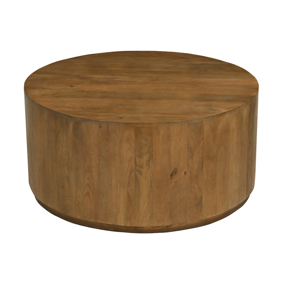 Flagstaff 36" Round Cocktail Table in Spice Tan. Picture 2