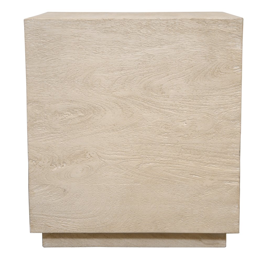 Flagstaff Square Side Table in Stone Natural. Picture 1