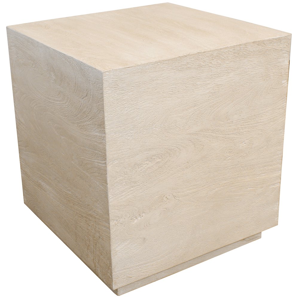 Flagstaff Square Side Table in Stone Natural. Picture 2
