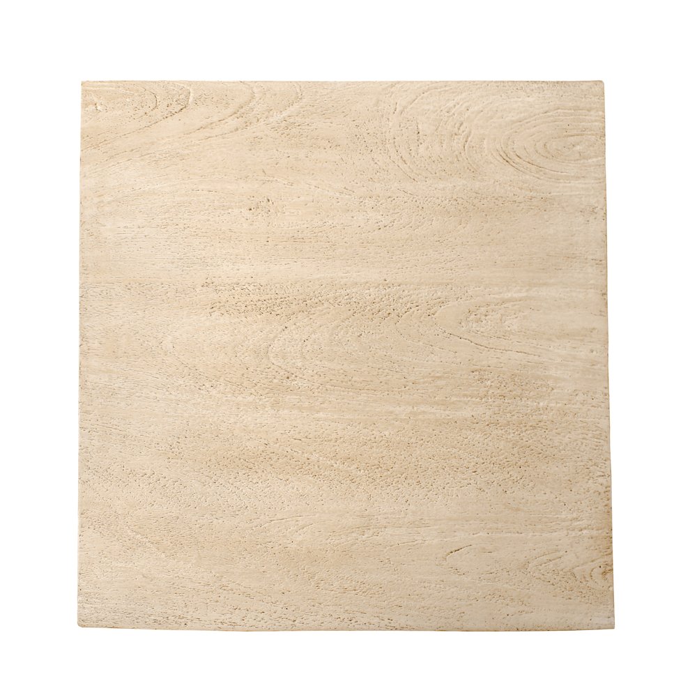 Flagstaff Square Side Table in Stone Natural. Picture 3