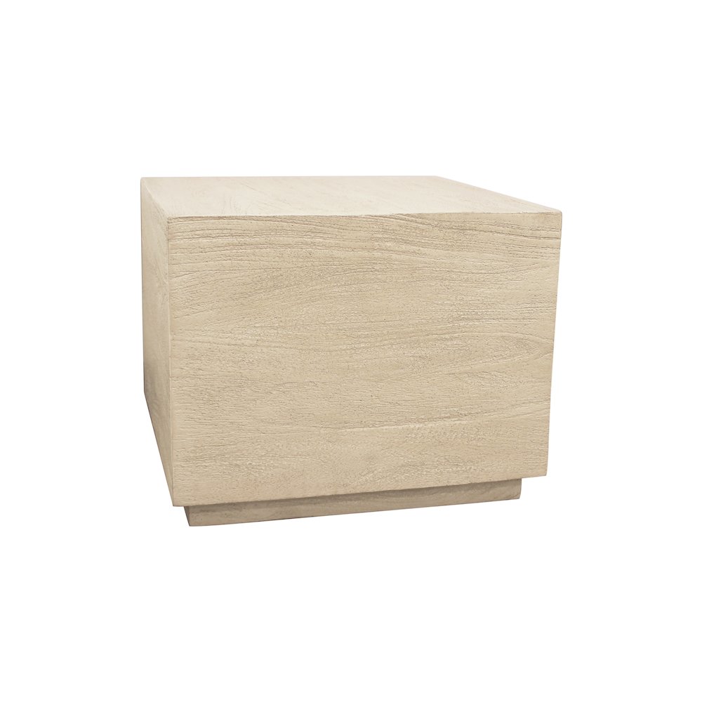 Flagstaff Square Side Table in Stone Natural. Picture 3