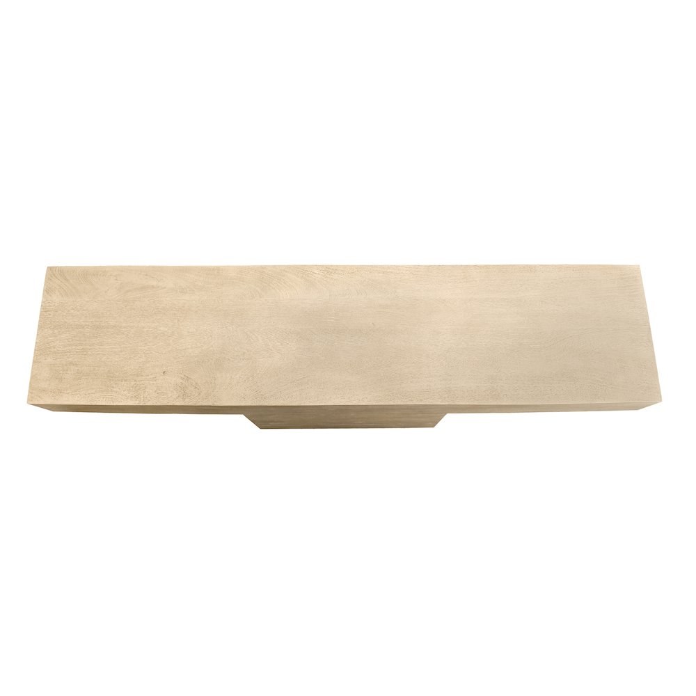 Flagstaff Console Table in Stone Natural. Picture 7