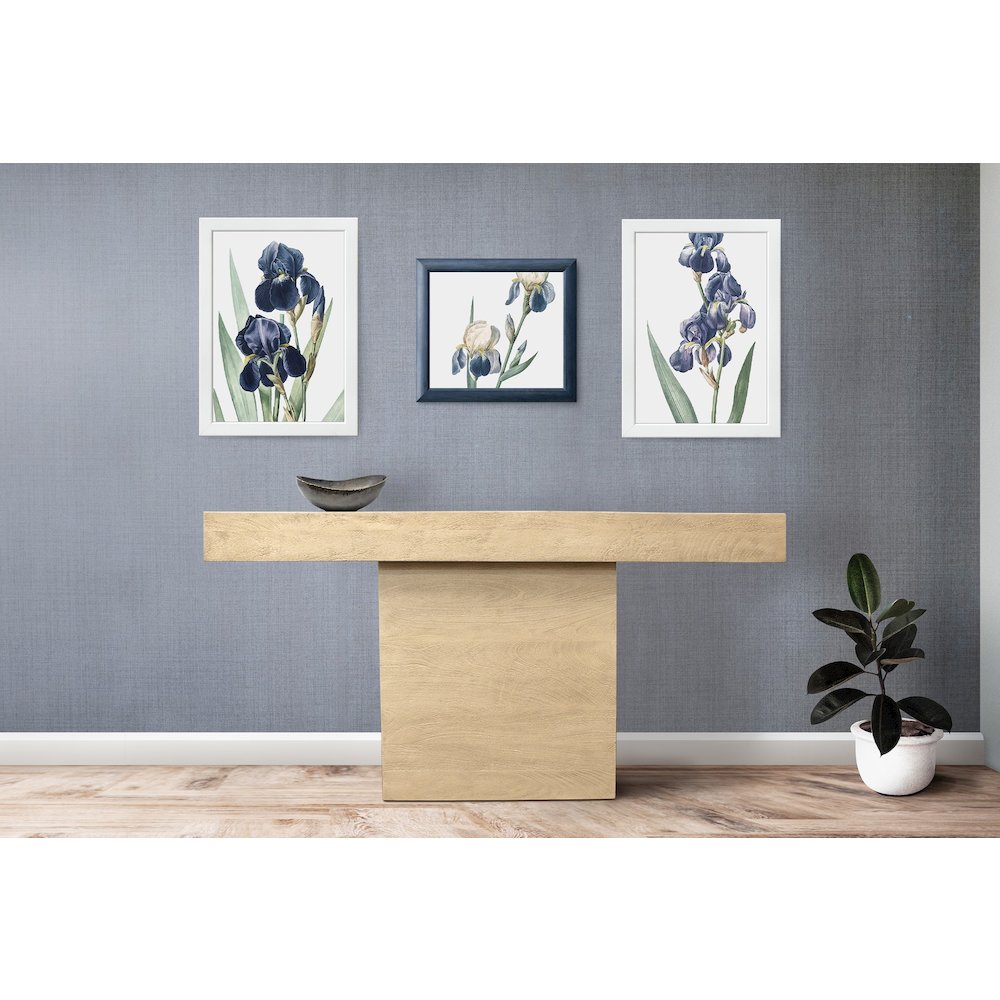 Flagstaff Console Table in Stone Natural. Picture 8