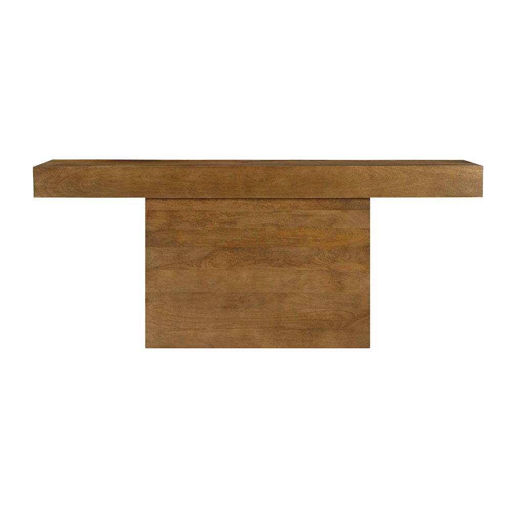 Flagstaff Console Table in Spice Tan. Picture 1