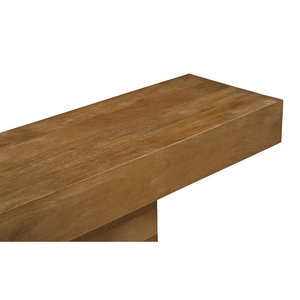 Flagstaff Console Table in Spice Tan. Picture 4