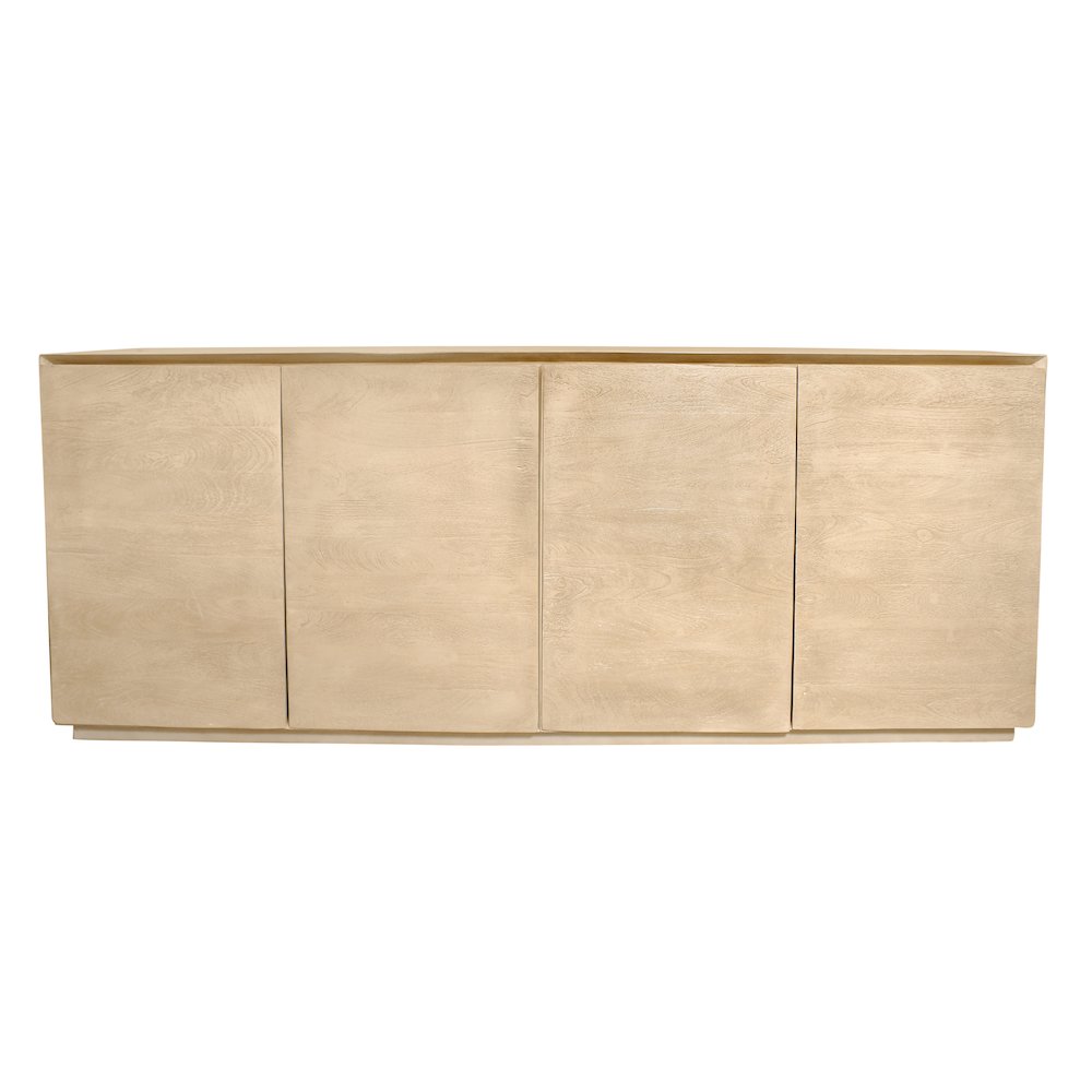 Flagstaff 4-Door Sideboard in Stone Natural. Picture 1