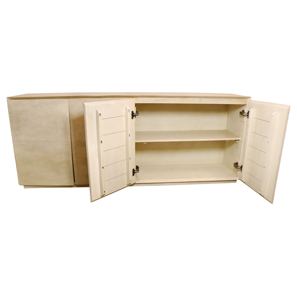 Flagstaff 4-Door Sideboard in Stone Natural. Picture 5