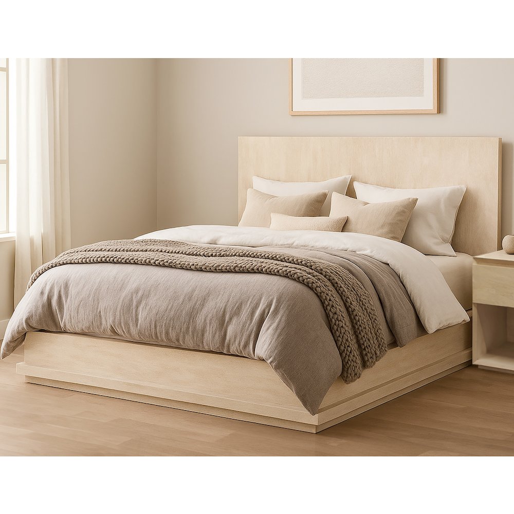 Flagstaff Cal King Bed - Stone Natural. Picture 2