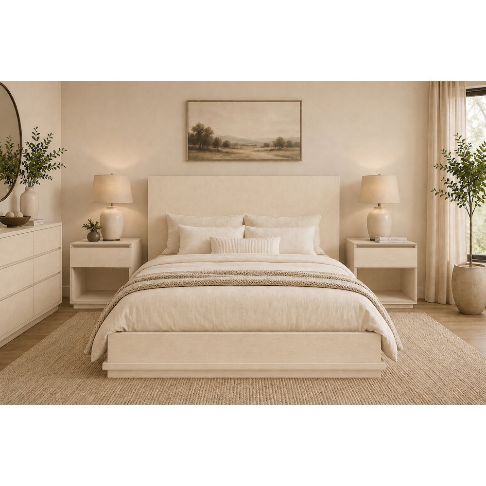 Flagstaff Eastern King Bed - Stone Natural. Picture 7