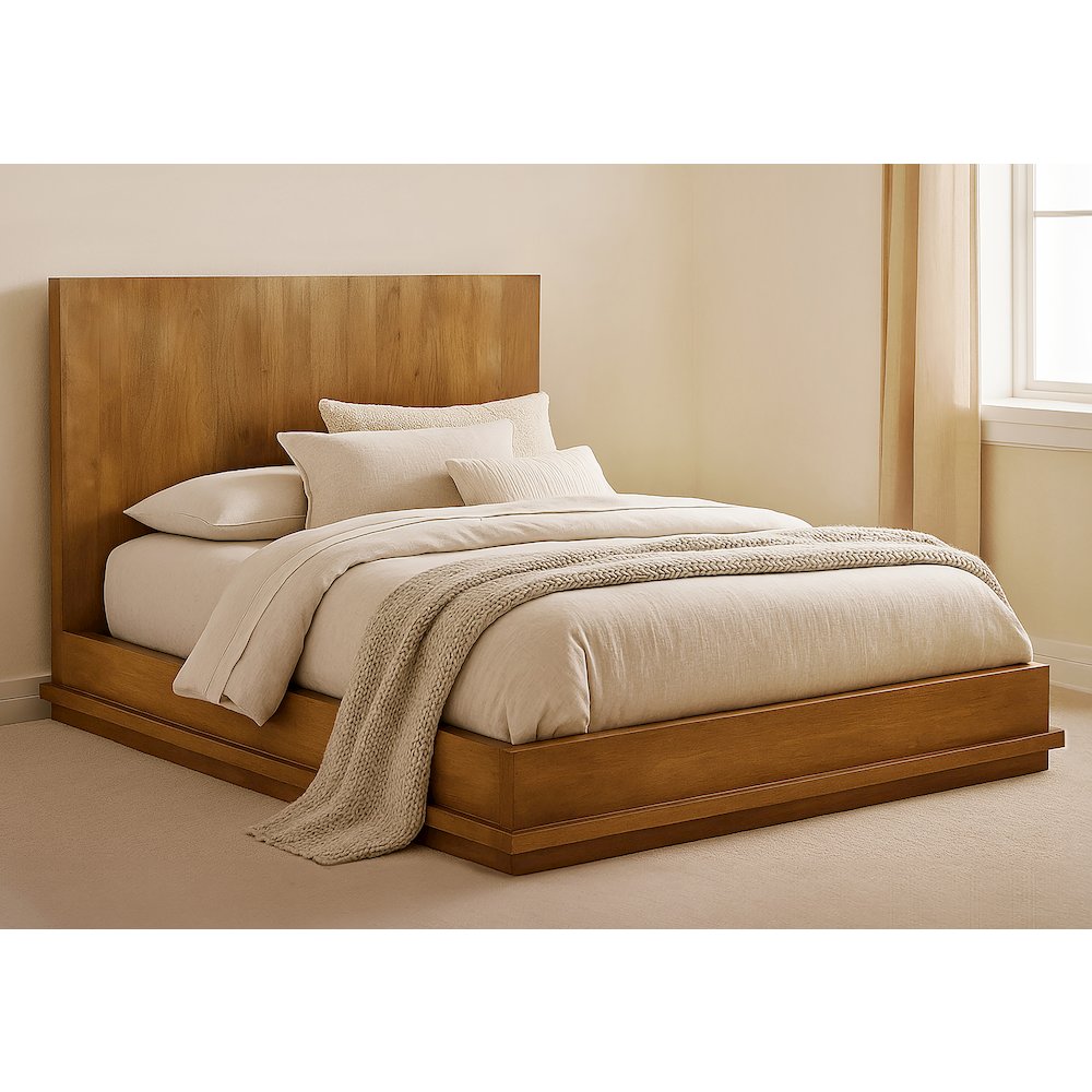 Flagstaff Queen Bed - Spice Tan. Picture 7