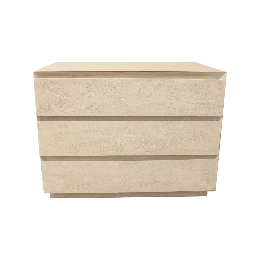 Flagstaff 3-Drawer Nightstand in Stone Natural. Picture 1