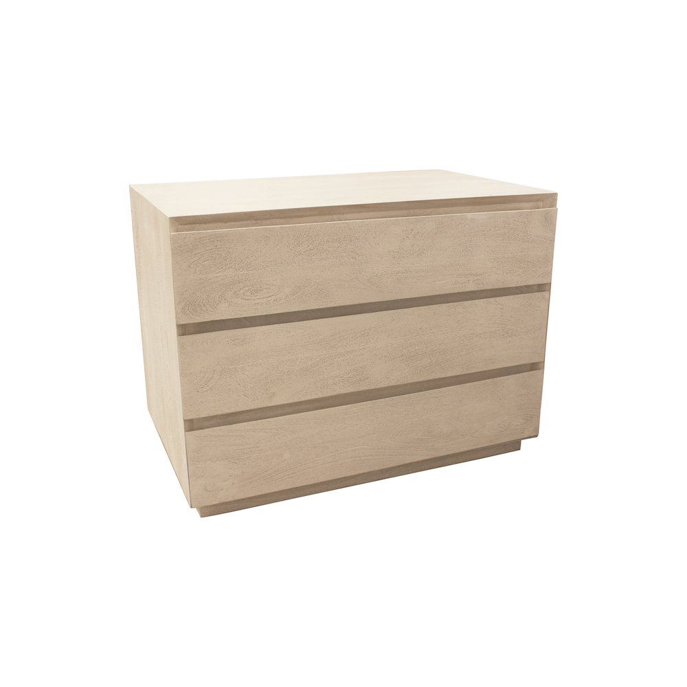 Flagstaff 3-Drawer Nightstand in Stone Natural. Picture 2