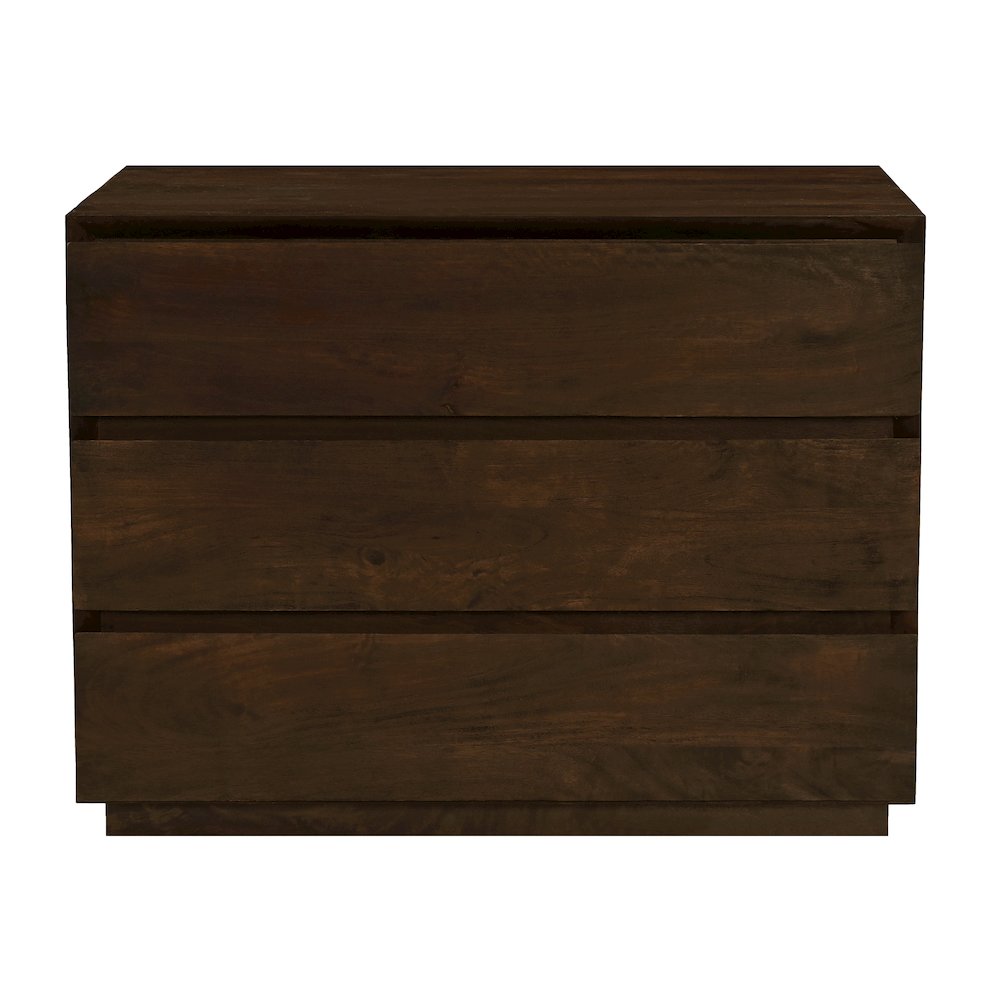 Flagstaff 3-Drawer Nightstand in Barista Brown. Picture 1