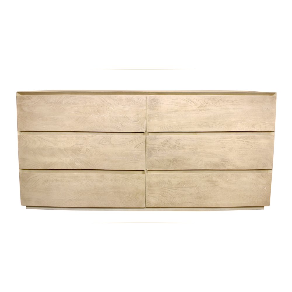 Flagstaff 6-Drawer Dresser in Stone Natural. Picture 1