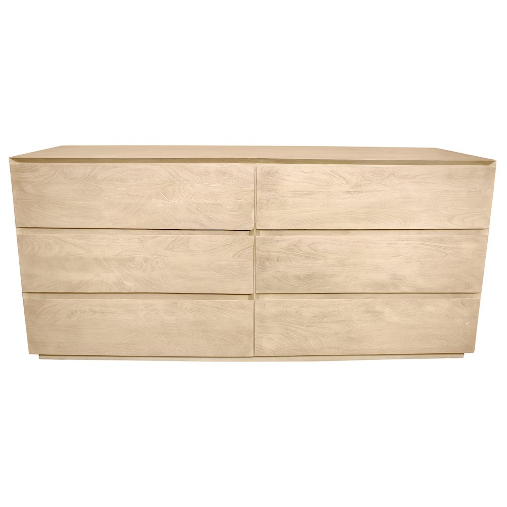 Flagstaff 6-Drawer Dresser in Stone Natural. Picture 2