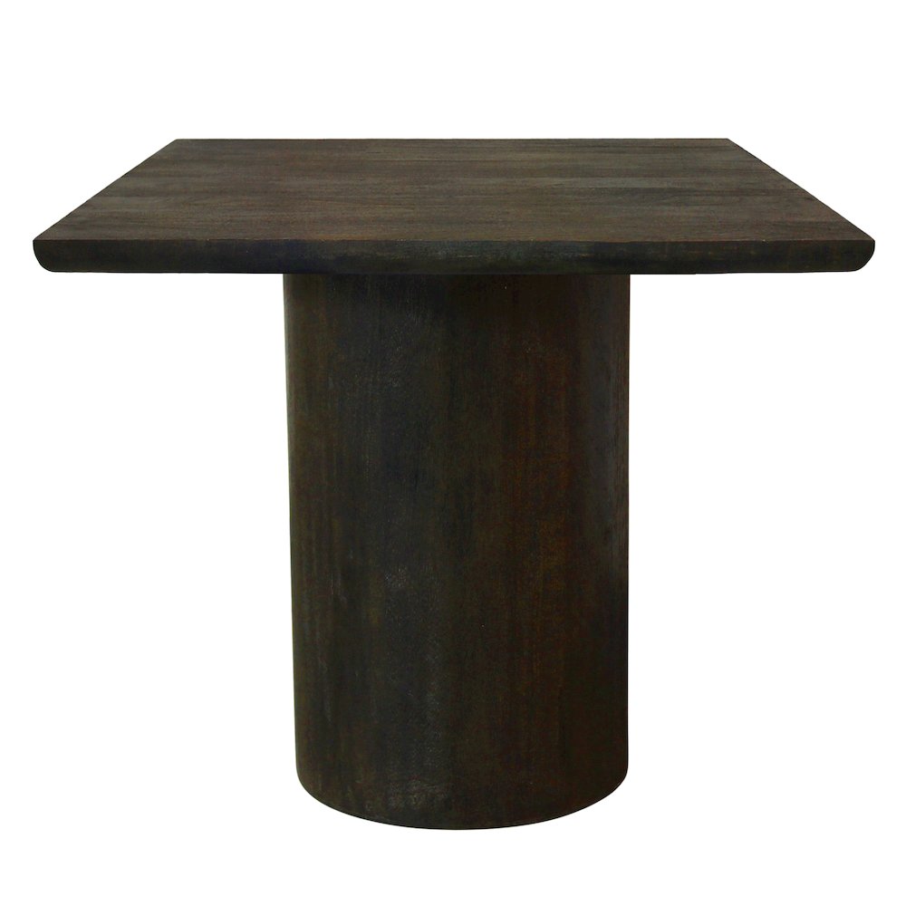 Sullivan 24" Solid Wood Square Top End Table in Dark Brown Finish. Picture 1