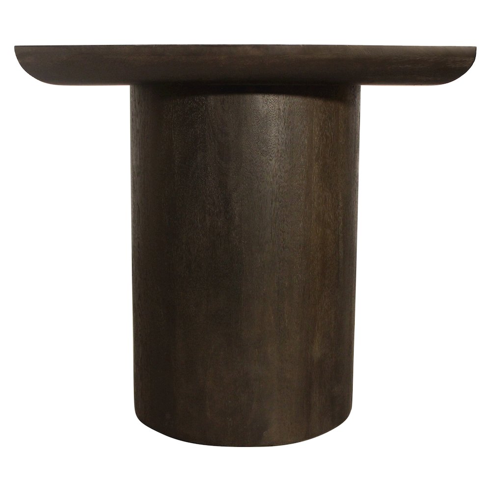 Sullivan 24" Solid Wood Square Top End Table in Dark Brown Finish. Picture 2