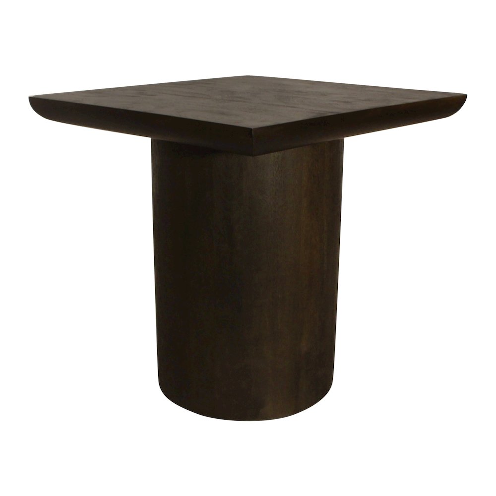 Sullivan 24" Solid Wood Square Top End Table in Dark Brown Finish. Picture 6