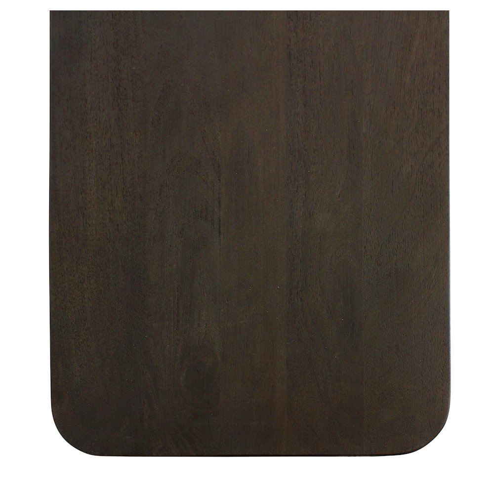 Sullivan Solid Wood 4-Door Sideboard in Dark Brown Finish. Picture 5