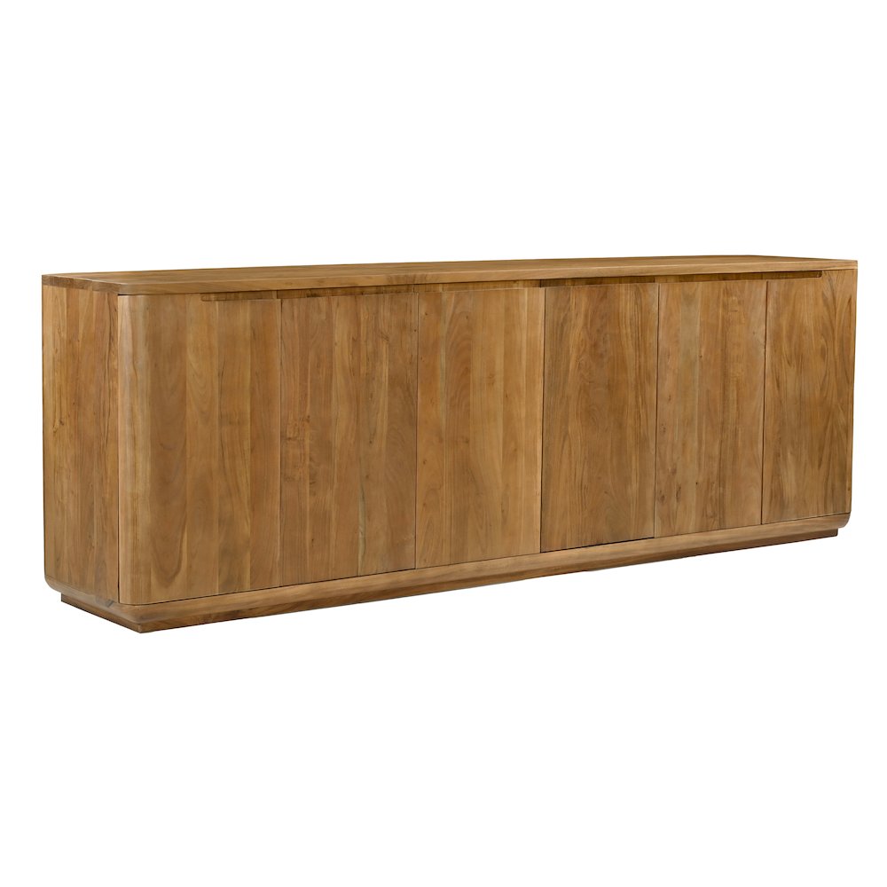 Bernard 6-Door Sideboard in Acacia Tan. Picture 2