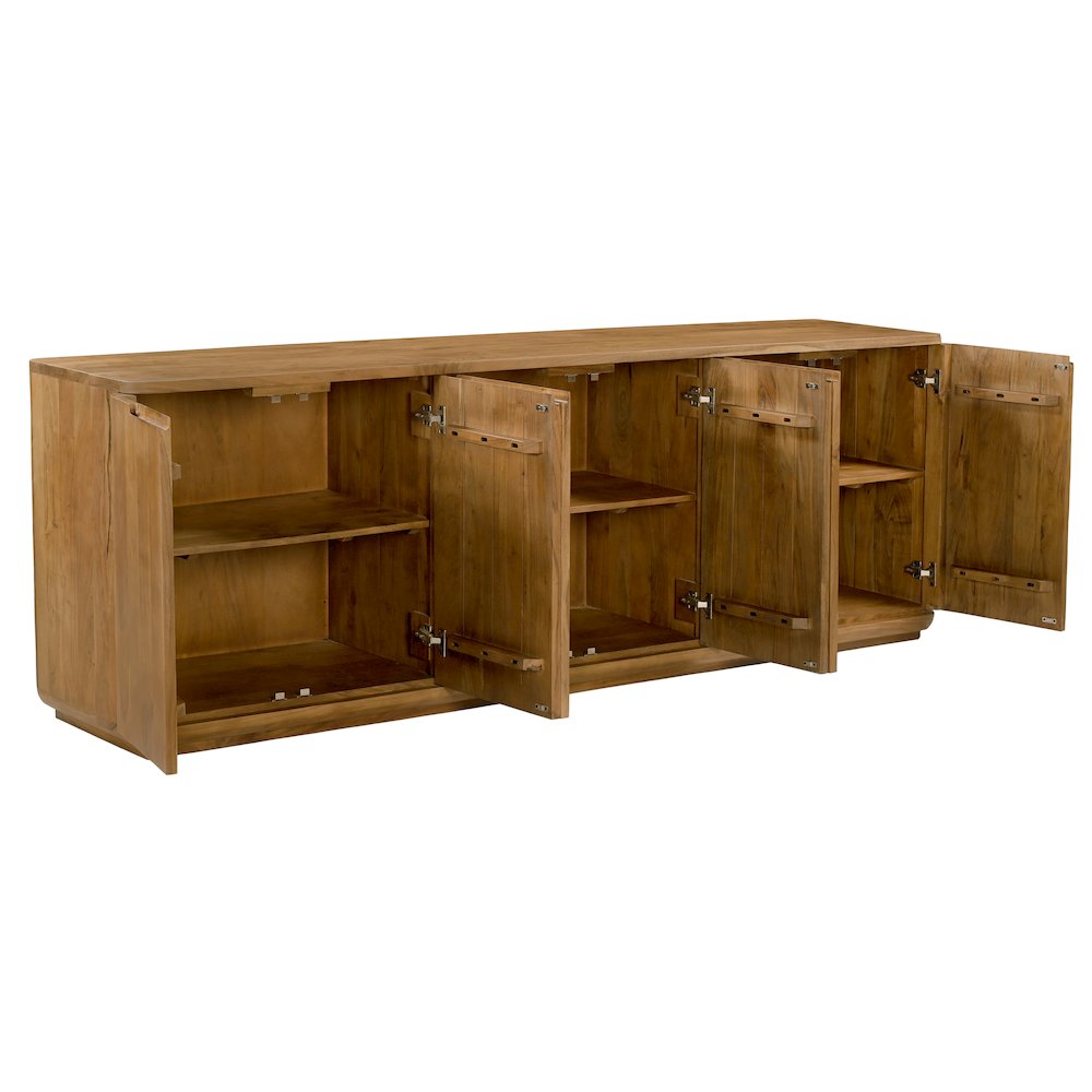 Bernard 6-Door Sideboard in Acacia Tan. Picture 3