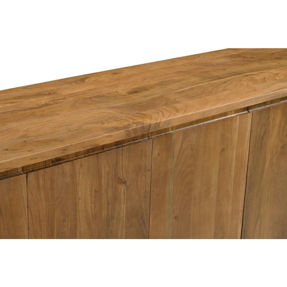 Bernard 6-Door Sideboard in Acacia Tan. Picture 4