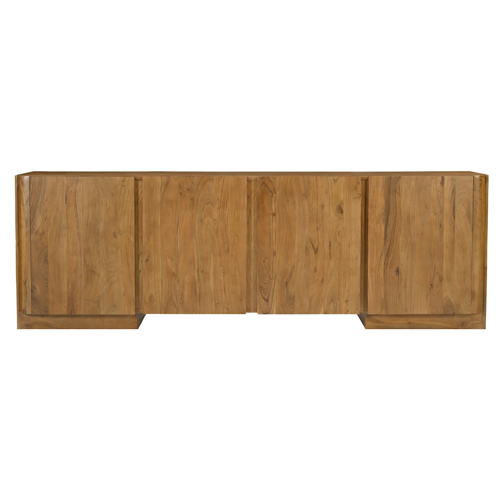 Percy 4-Door Sideboard in Acacia Tan. Picture 1