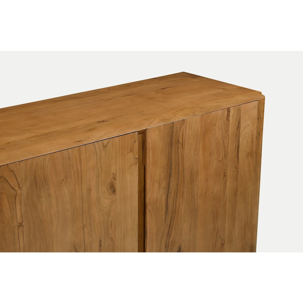 Percy 4-Door Sideboard in Acacia Tan. Picture 4