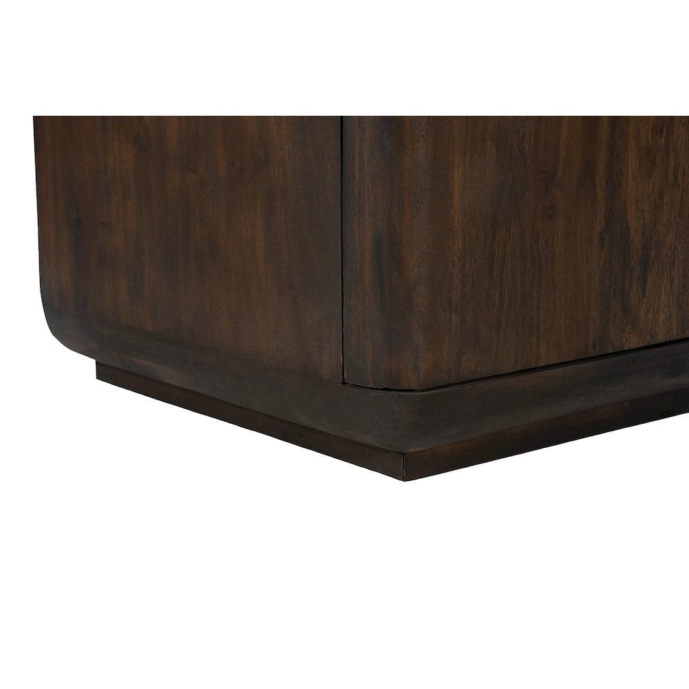 Bernard 4-Door Sideboard in Barista Brown on Solid Acacia Wood. Picture 5