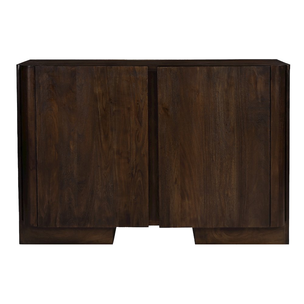 Percy 2-Door Sideboard in Barista Brown on Solid Acacia Wood. Picture 1