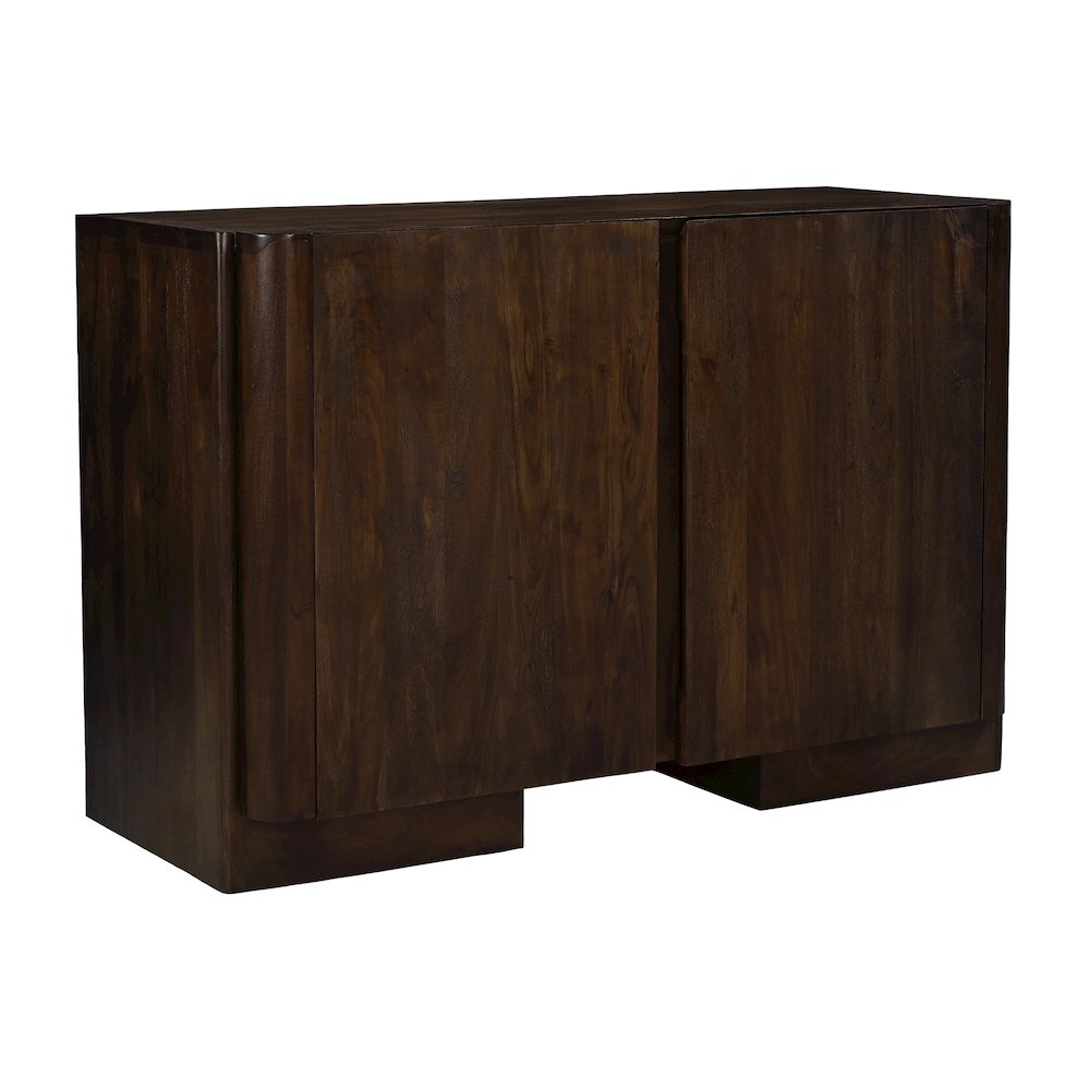 Percy 2-Door Sideboard in Barista Brown on Solid Acacia Wood. Picture 3