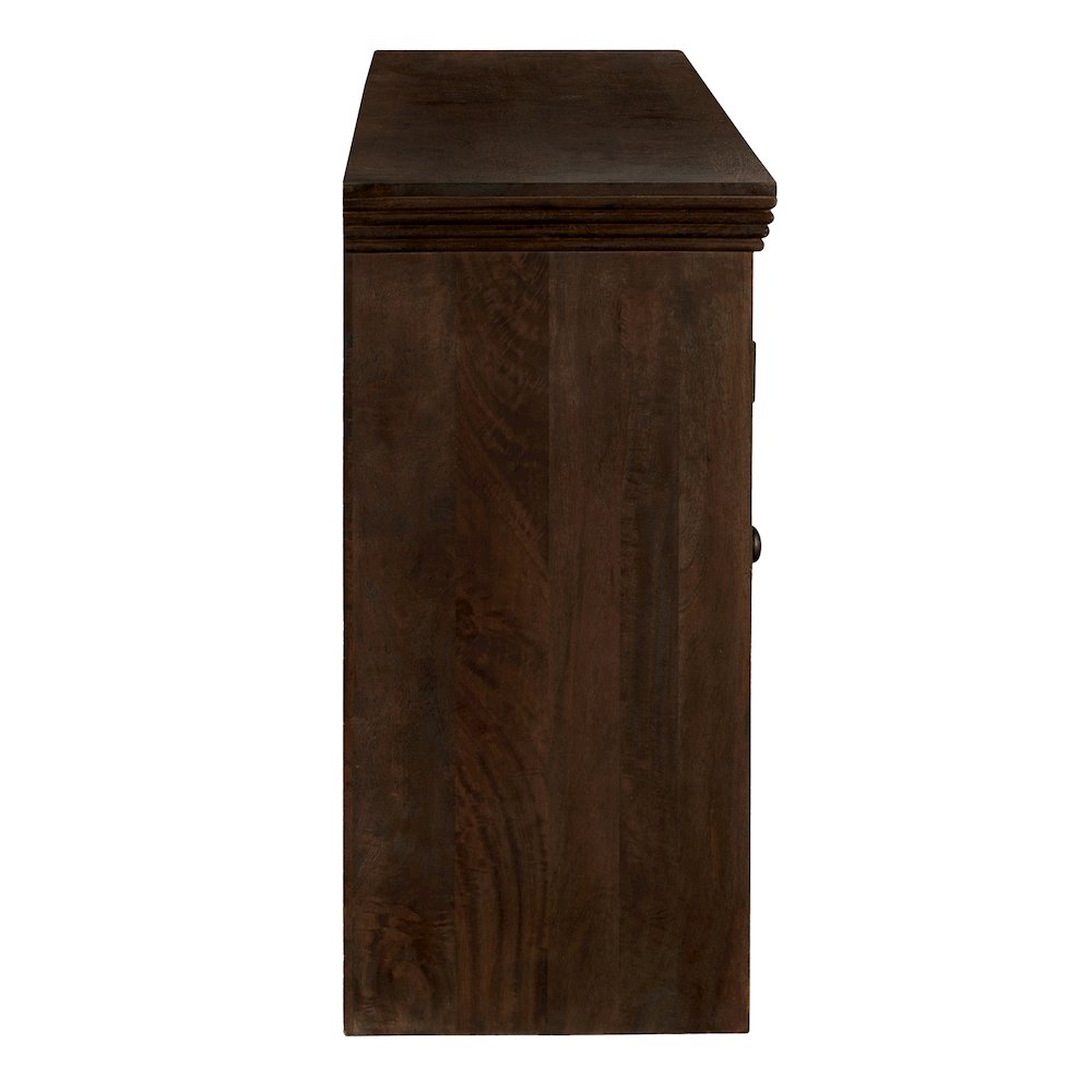 Hearst Sideboard 4-Door 4-Drawer in Barista Brown. Picture 6