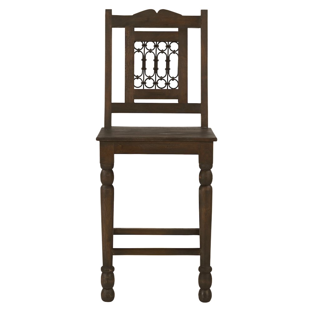 Bliss Bar Chair 2-Piece Set in Barista Brown. Picture 2
