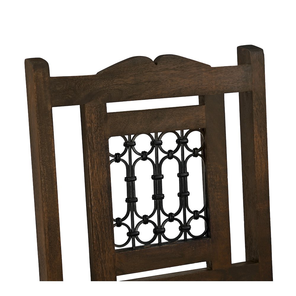 Bliss Bar Chair 2-Piece Set in Barista Brown. Picture 4