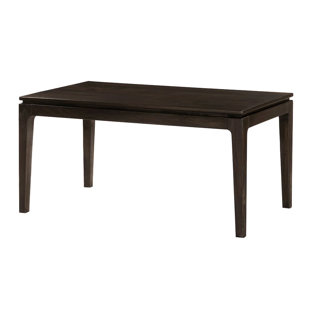 Cassandra Small Rectangular Dining Table in Barista Brown. Picture 1
