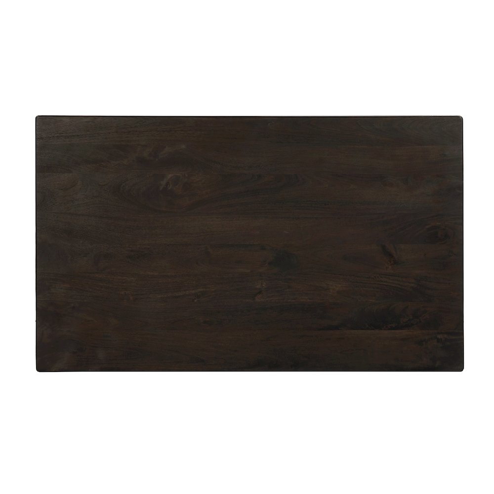 Cassandra Small Rectangular Dining Table in Barista Brown. Picture 6