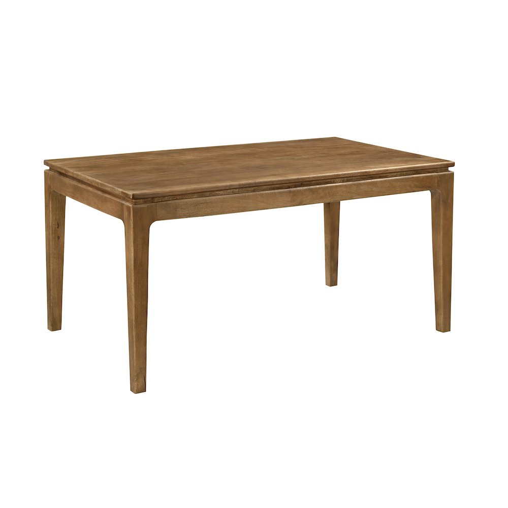 Cassandra Small Rectangular Dining Table in Spice Tan. Picture 1