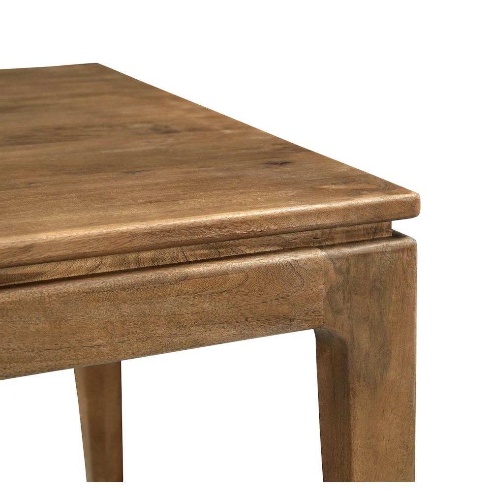Cassandra Small Rectangular Dining Table in Spice Tan. Picture 6