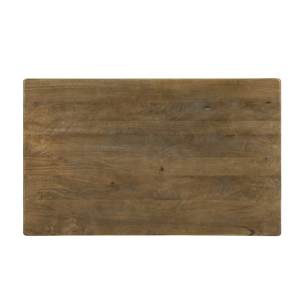 Cassandra Small Rectangular Dining Table in Spice Tan. Picture 7